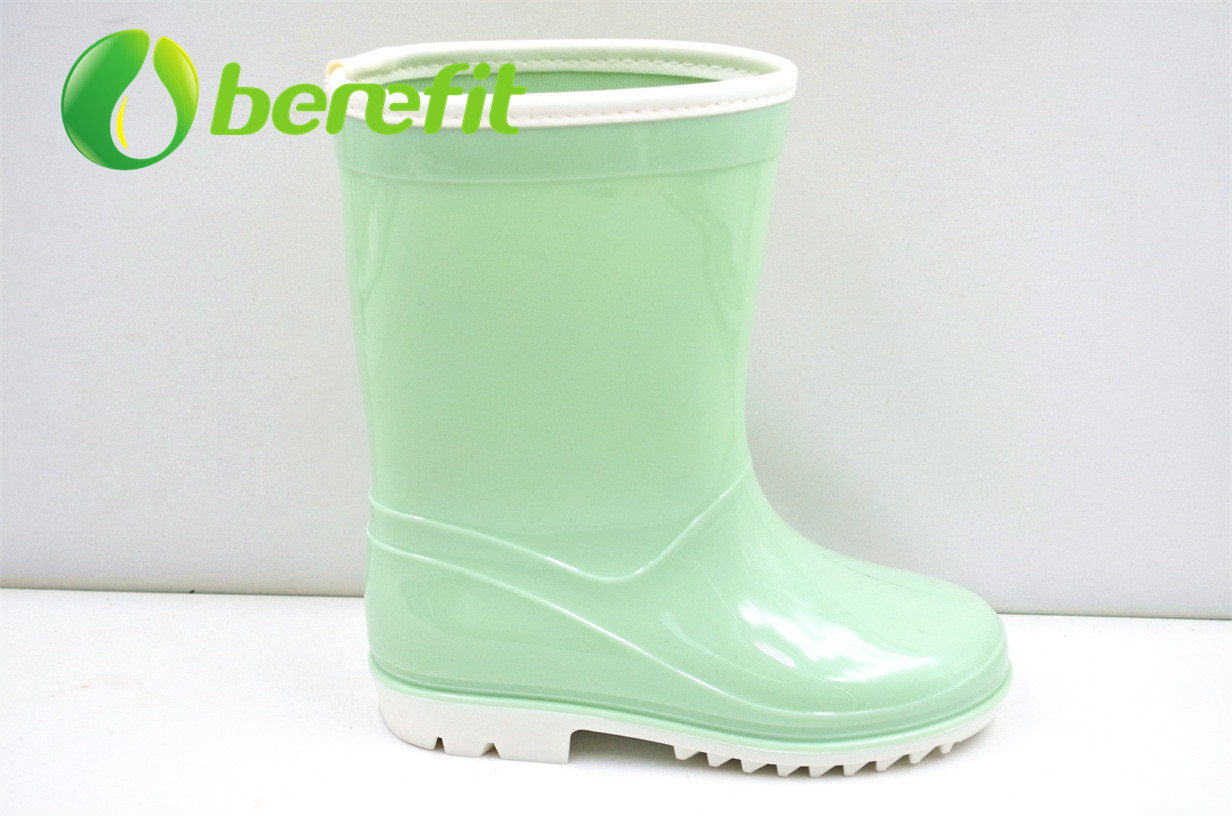 Rain Boots Women with Ankle High Boots with PVC Material