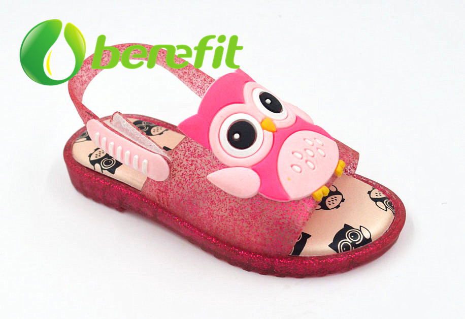 Jelly Shoes for Kids in Glitter PVC with Wonderful Fruity Odour Smell 