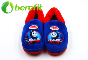 Kids Ankle Winter Boots with Cotton Upper And Double Color TPR Sole